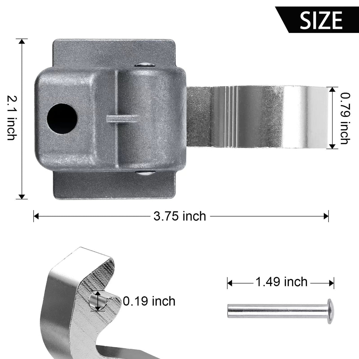 EXCELFU slider beside ruler for size comparison ensures correct fit and easy selection