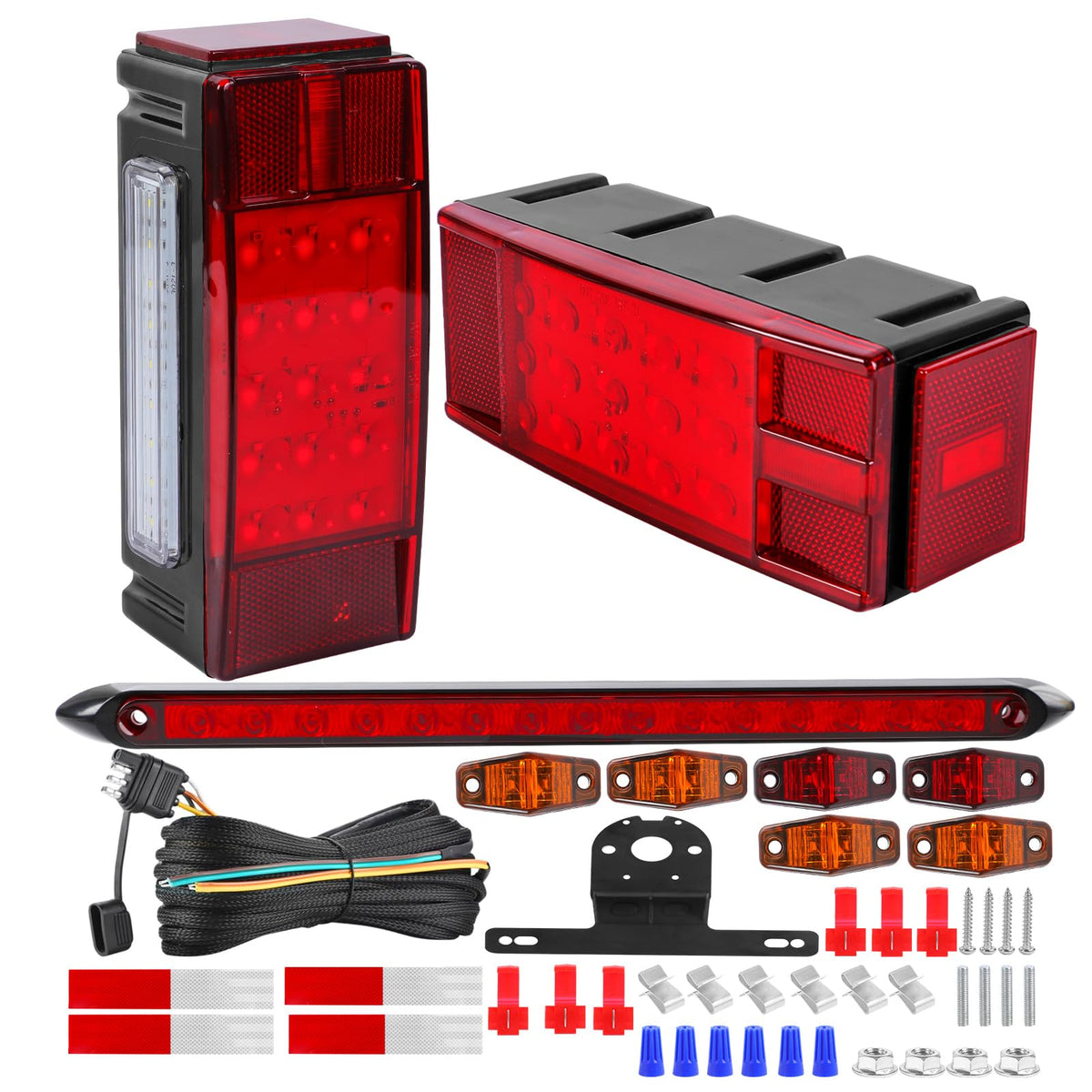 EXERAUO front assembly view showing clear LED optics and bright visibility