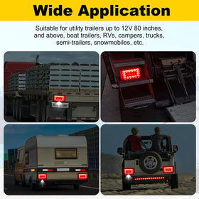 EXERAUO installed on a boat trailer illustrating durable, submersible lighting