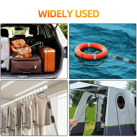 EXJIOTA collapsed pole compact for easy storage in truck or garage