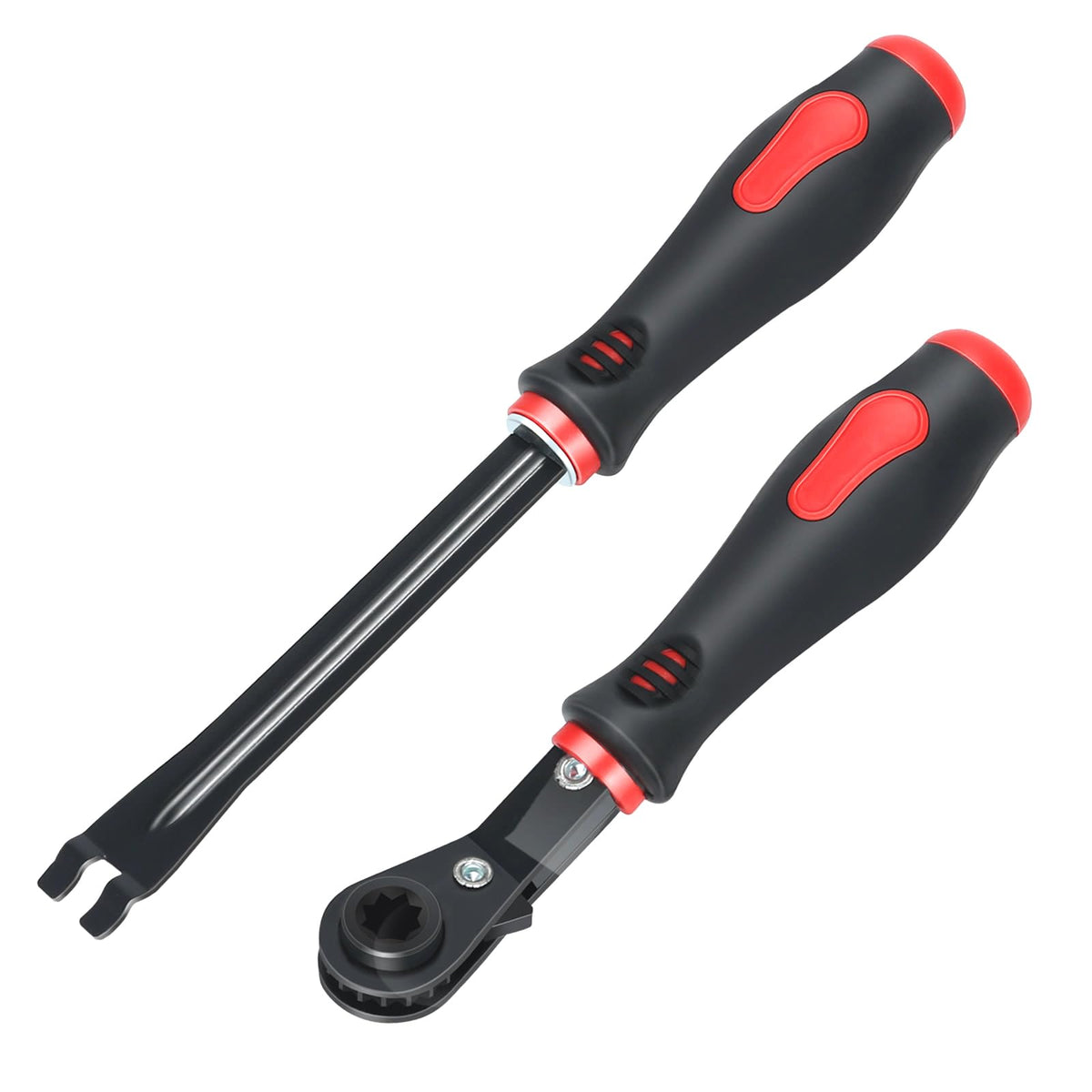 EXJIOTA front view of two-piece slack adjuster toolset showing both tools and packaging, durable kit benefit