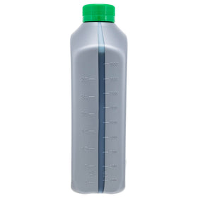 Exmark quart being poured into a hydro reservoir demonstrating easy top-up