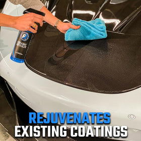 ExoForma being applied to a boat gelcoat to protect against UV and salt exposure