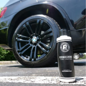 ExoForma PermaShine application with foam pad showing even coverage advantage
