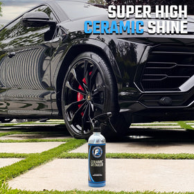 ExoForma spraying on car panel demonstrating quick application and even coverage