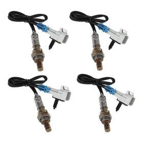 EXPEDE front view of four oxygen sensors showing complete replacement kit benefits