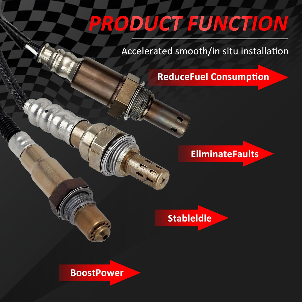 EXPEDE installed downstream sensor in exhaust pipe helping emissions monitoring
