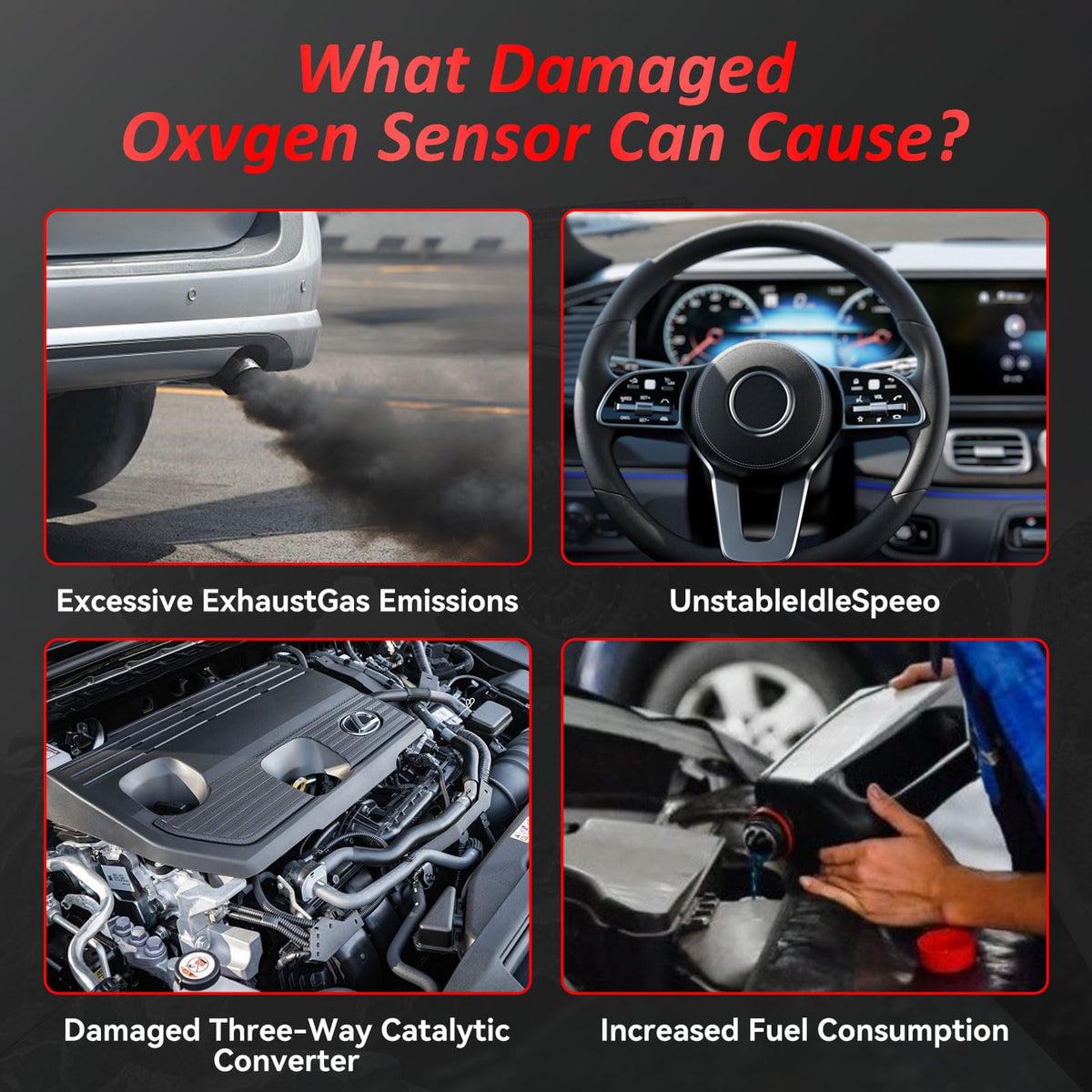 EXPEDE downstream sensor mounted near catalytic converter showing post-cat monitoring benefit
