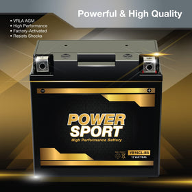 ExpertPower label close-up highlighting AGM technology and maintenance-free benefit