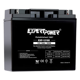 ExpertPower EXP12180 front view showing compact design and mounting convenience