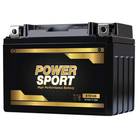 ExpertPower front view of the sealed AGM battery showing compact form and fit