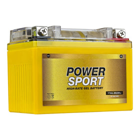 ExpertPower front view of battery showing model and compact benefit
