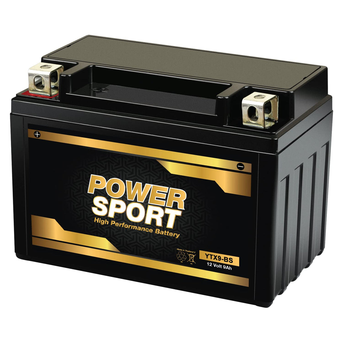 ExpertPower front view showing battery label and compact benefit