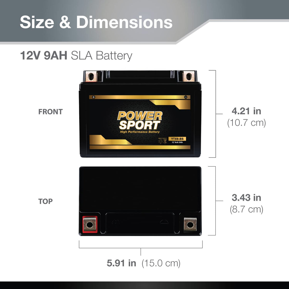 ExpertPower side label with dimensions for fit verification benefit
