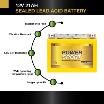 ExpertPower label close-up showing sealed gel technology and capacity details