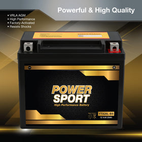 ExpertPower battery installed in motorcycle demonstrating reliable starting power