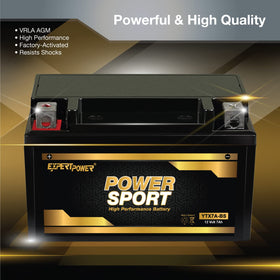 ExpertPower installed in scooter battery tray demonstrating plug-and-play convenience