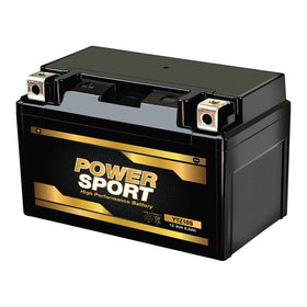 ExpertPower YTZ10S front view showing compact shape and branding for easy fit