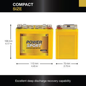 ExpertPower YTZ7S installed in a scooter battery compartment demonstrating fit and convenience