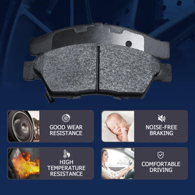 EXPPOWER ceramic pad close-up showing smooth compound for low dust benefits