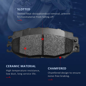 EXPPOWER rear shoes labeled to match vehicle fitment and reliable rear braking