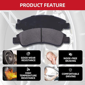 EXPPOWER front brake pad installed on Toyota Camry demonstrating fitment