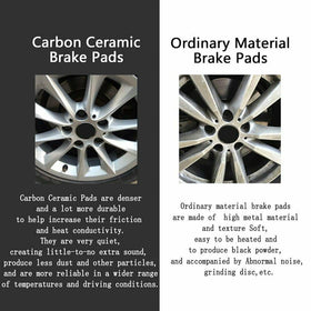 EXPPOWER rear brake pad installed on Toyota Camry showing correct placement