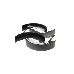 EXPPOWER brake shoe beside ruler showing scale for correct fit verification benefit