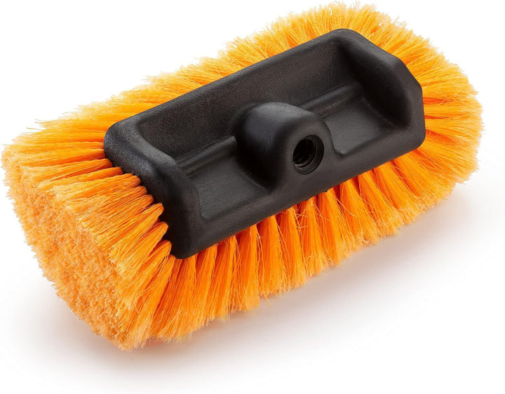 EXTEND-A-REACH soft brush front view showing five-sided head and gentle bristles for scratch-free cleaning