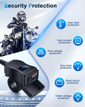 EXTRACTME SAE connector and 10A fused wiring for safe vehicle integration