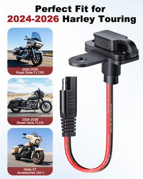 EXTRACTME mounted on Road Glide sideview demonstrating discreet factory look