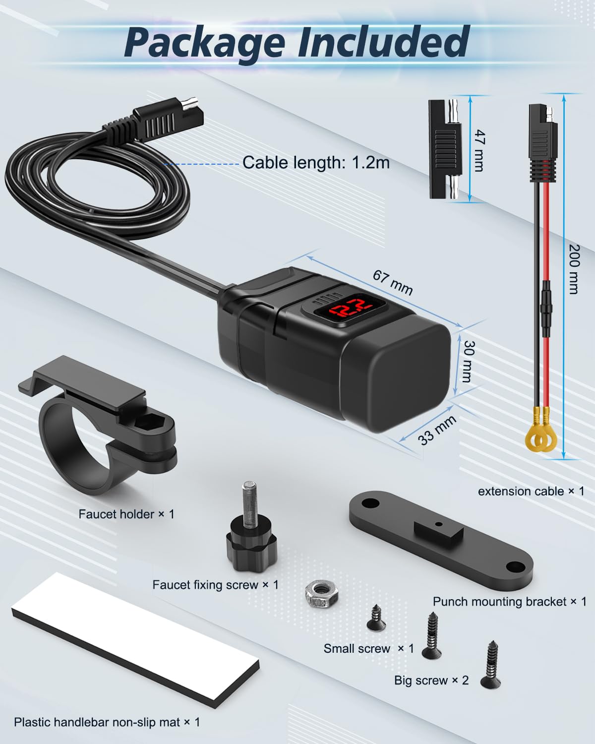 EXTRACTME textured ABS housing highlighting weather resistance and durability