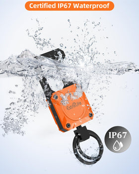 ExtreLife charging port close-up showing rechargeable battery convenience