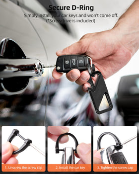 ExtreLife keychain with water splashes highlighting IP67 water resistance