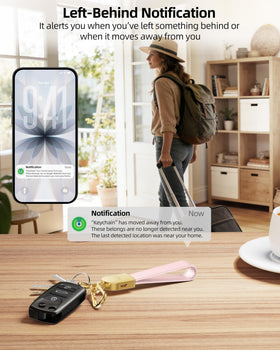 ExtreLife tracker in hand for scale, compact portability benefit