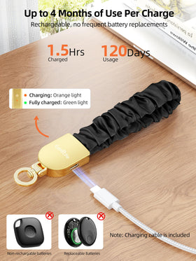 ExtreLife wristlet LED charging indicator showing orange charging and green full