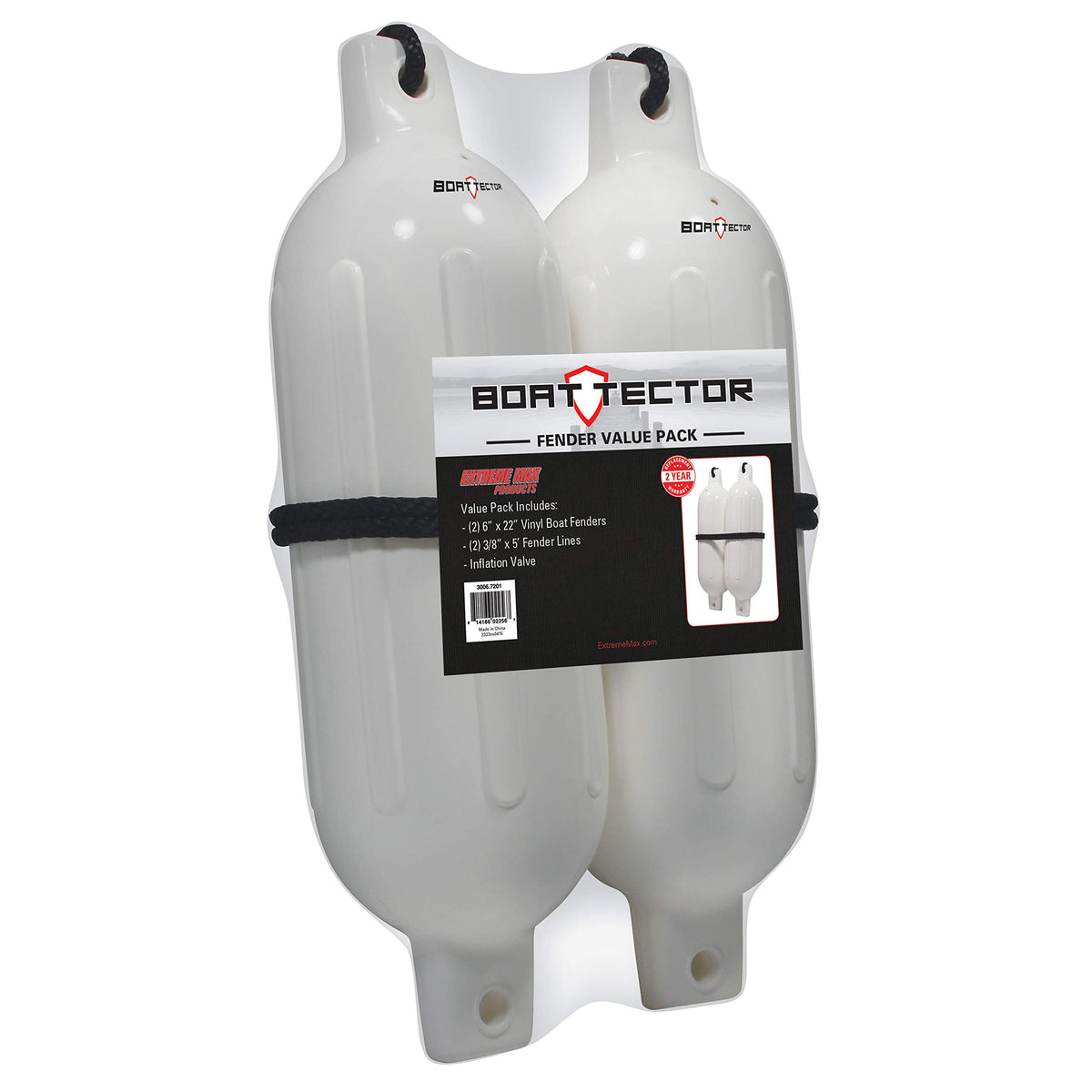 Extreme Max BoatTector needle valve close-up for adjustable inflation control