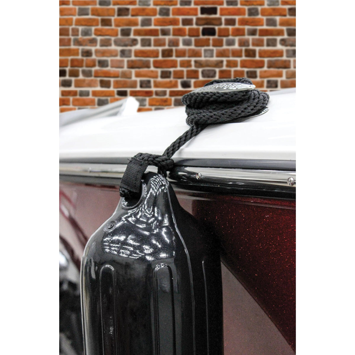 Extreme Max fenders in use on boat dock showing practical everyday protection