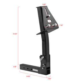 Extreme Max mounting plate with included M12 lug bolts for versatile fit