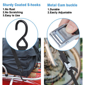 EXVITAL cam buckle close-up with teeth, reliable grip benefit