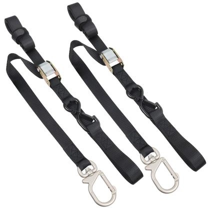 EXVITAL front packaging showing straps and included hardware for secure transport