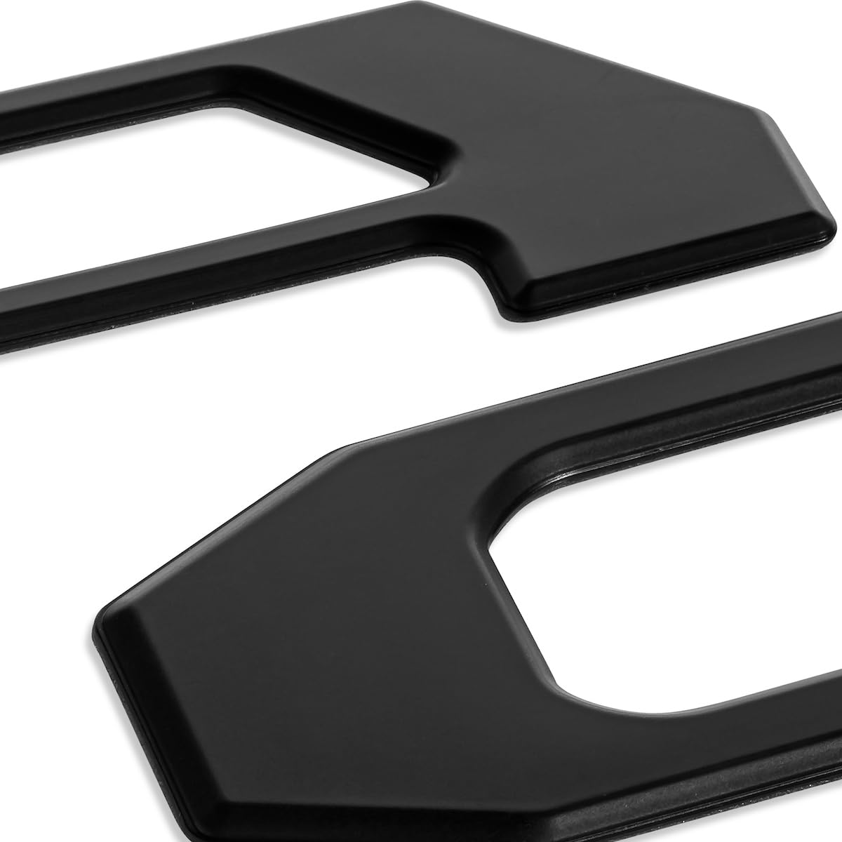 EyeCatcher front view showing satin black tailgate letters and clean OEM look