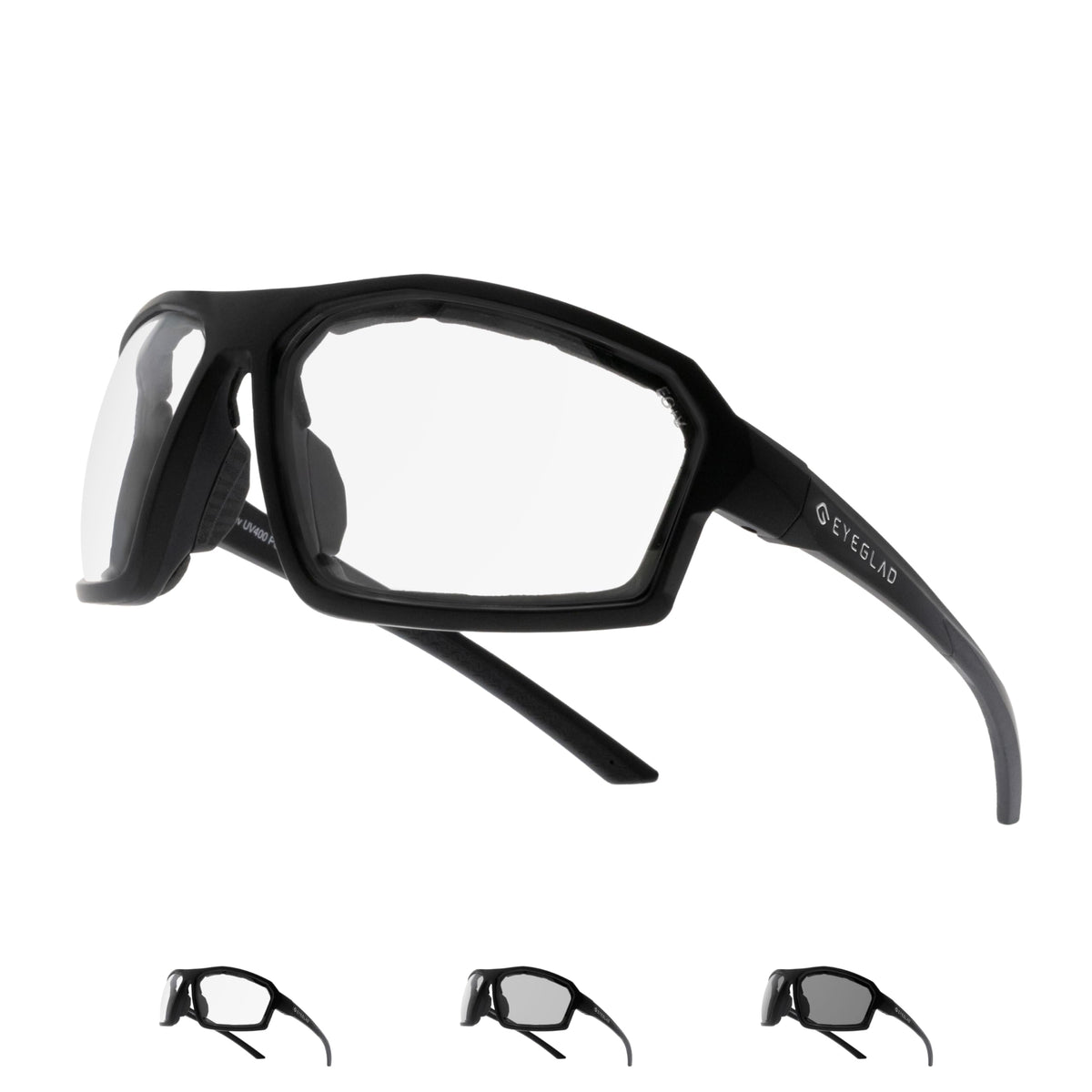 EYEGLAD REV close-up lens showing anti-oil coating for clearer vision