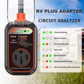 EyGde side view showing molded housing and safety label for durable reliability