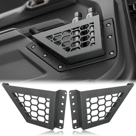 EYOUHZ front view of door storage pockets showing fit and extra storage