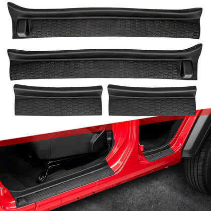 Eytool front sill protector close-up showing fit and protection benefit