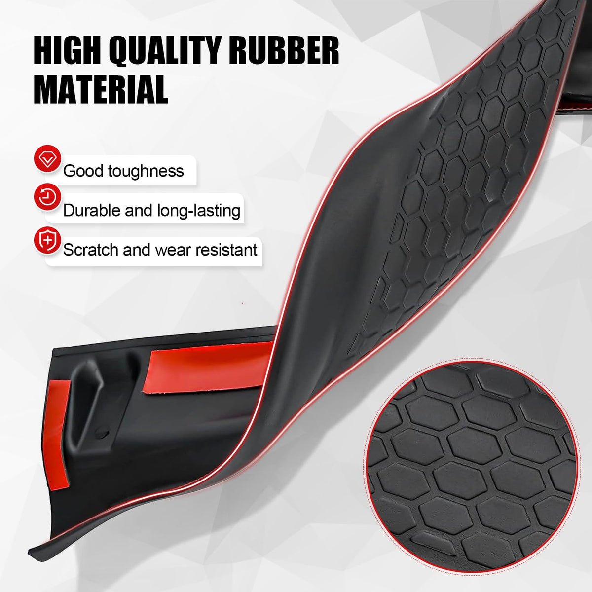 Eytool protector shown as a person steps in, reducing sill wear
