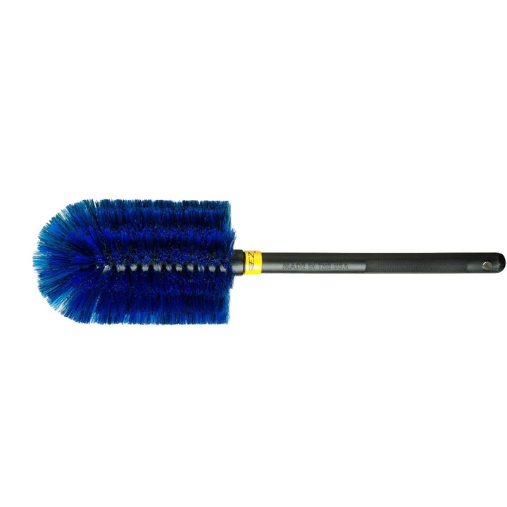 EZ Detail Go Brush front view showing compact ergonomic head and reach benefit