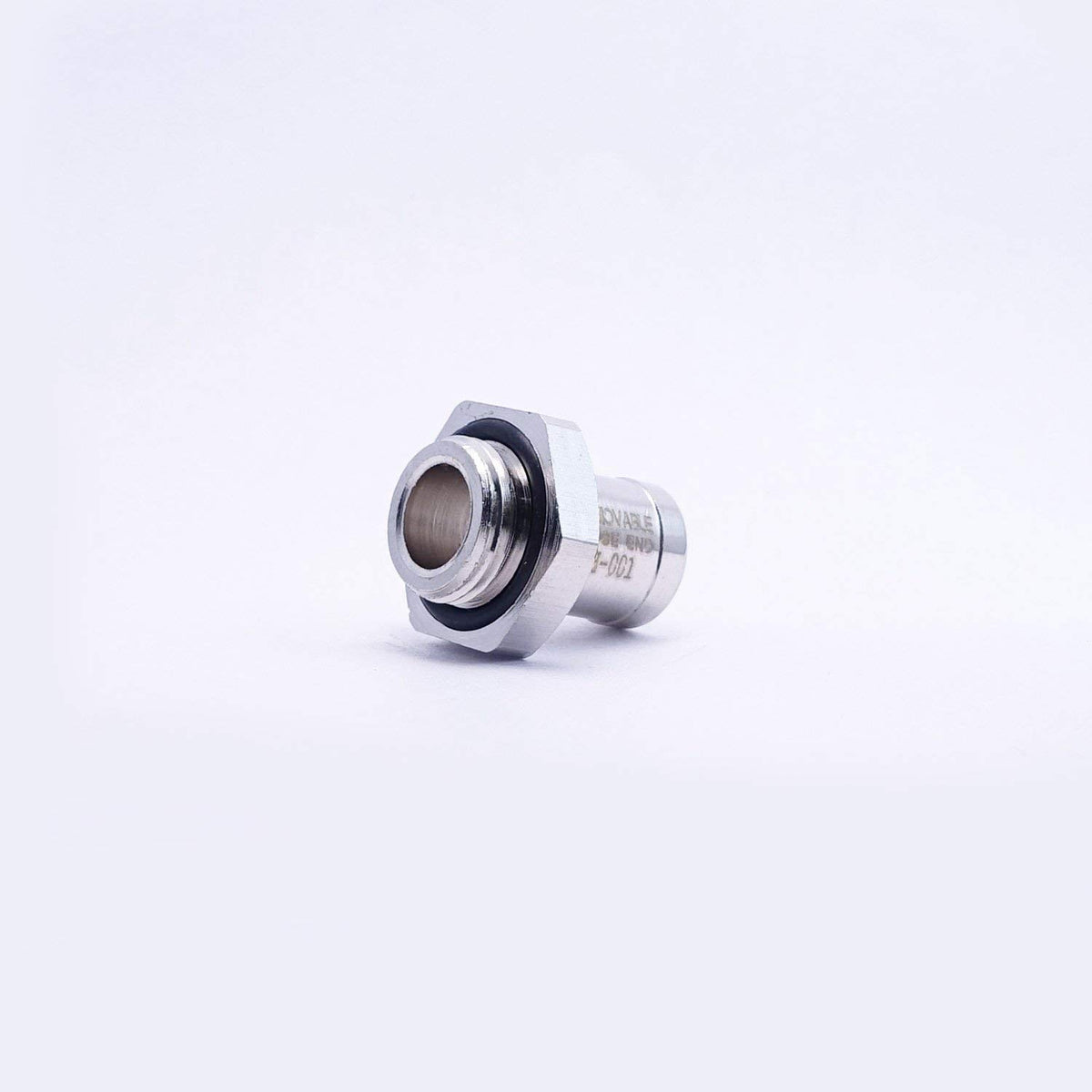 EZ Oil Drain Valve threads and O-ring close-up showing secure seal and leak prevention