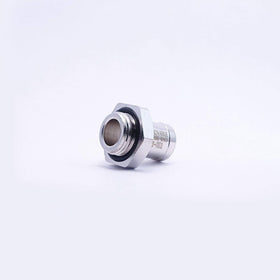EZ Oil Drain Valve threads and O-ring close-up showing secure seal and leak prevention